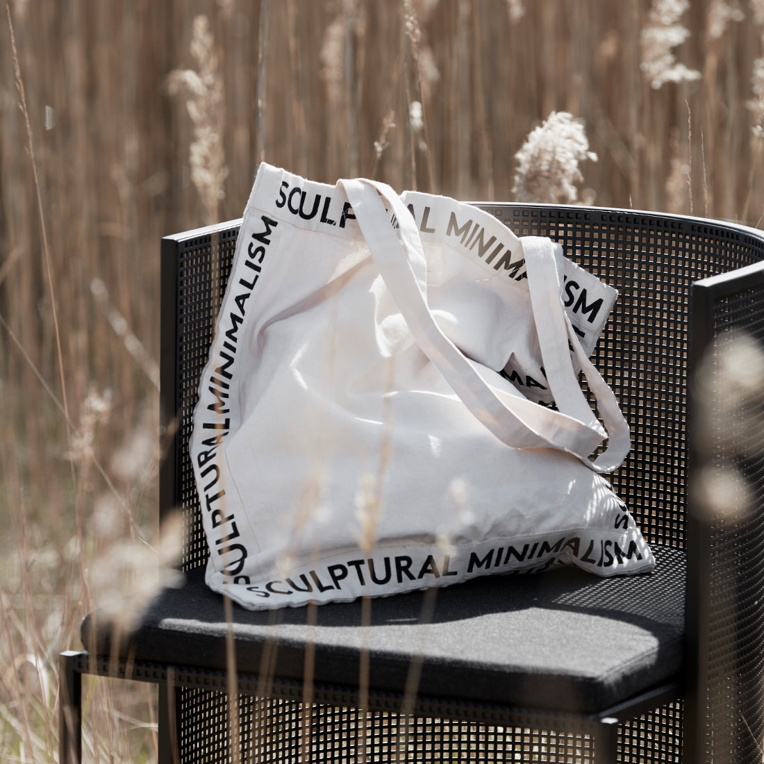 Sculptural Minimalism Canvas Bag