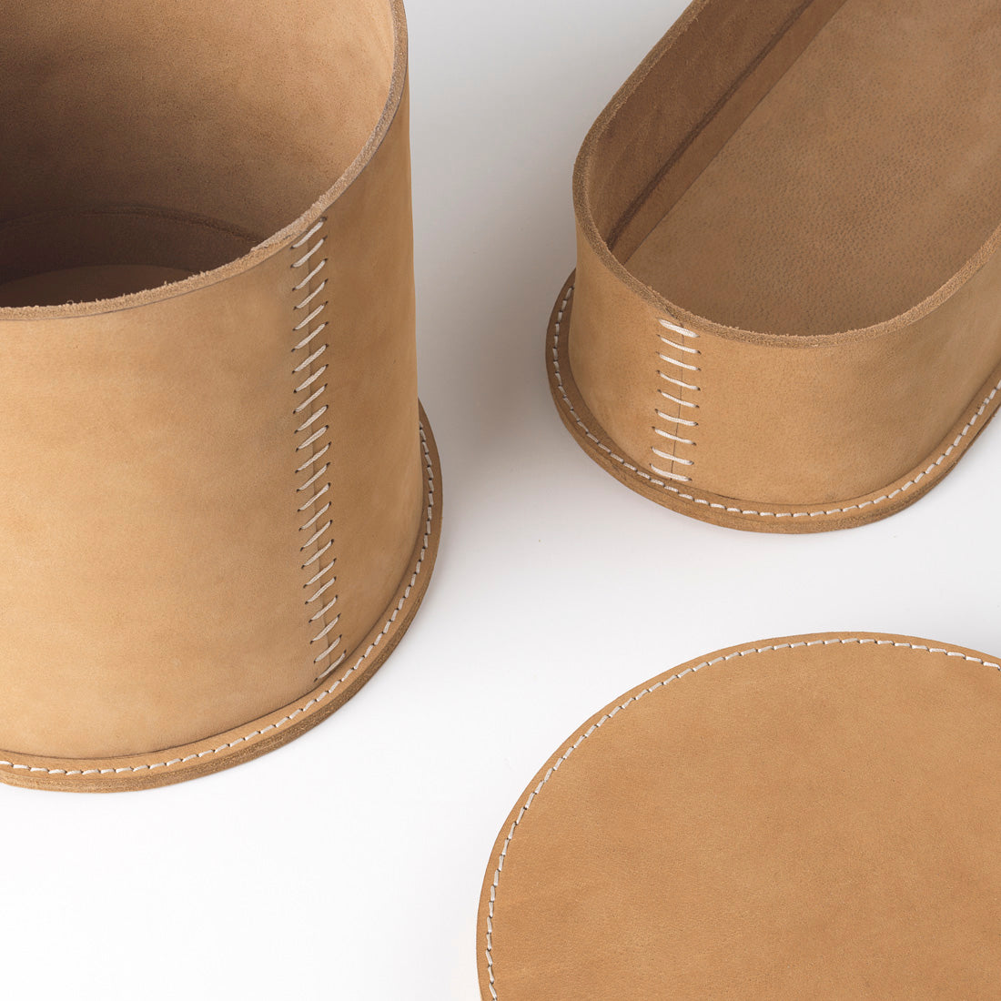Stitched Leather Box | L