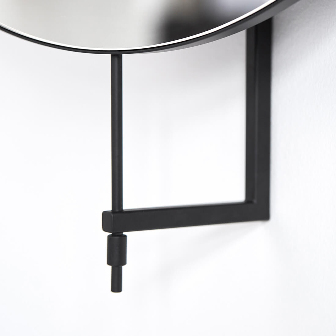 large full size rotating mirror in danish design