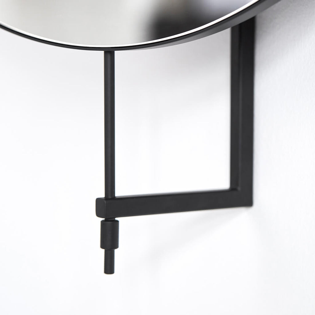 large full size rotating mirror in danish design